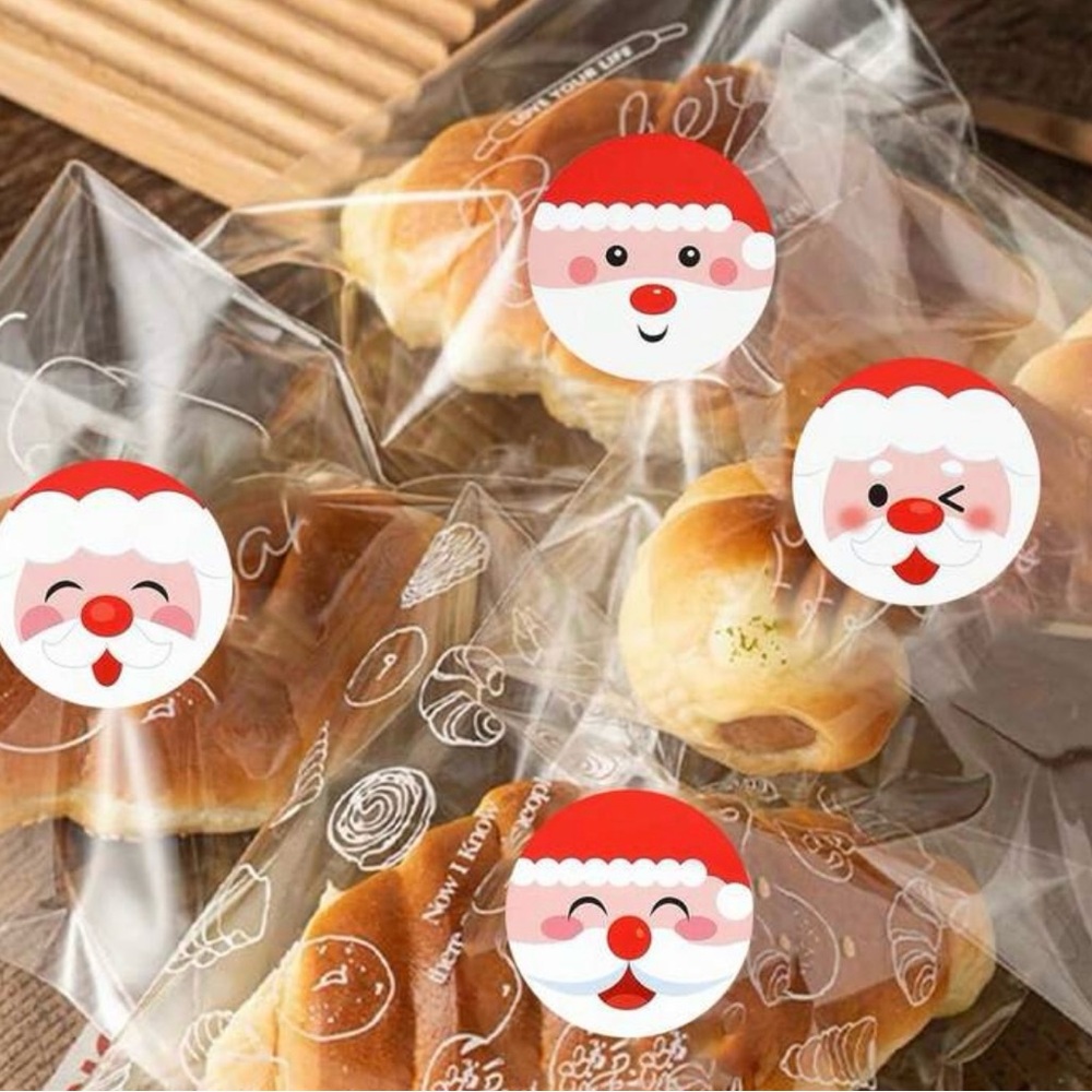 Santa Claus Sticker Roll - 500 pcs 12 Designs Christmas Fun Party Crafts - Picture 5 of 5